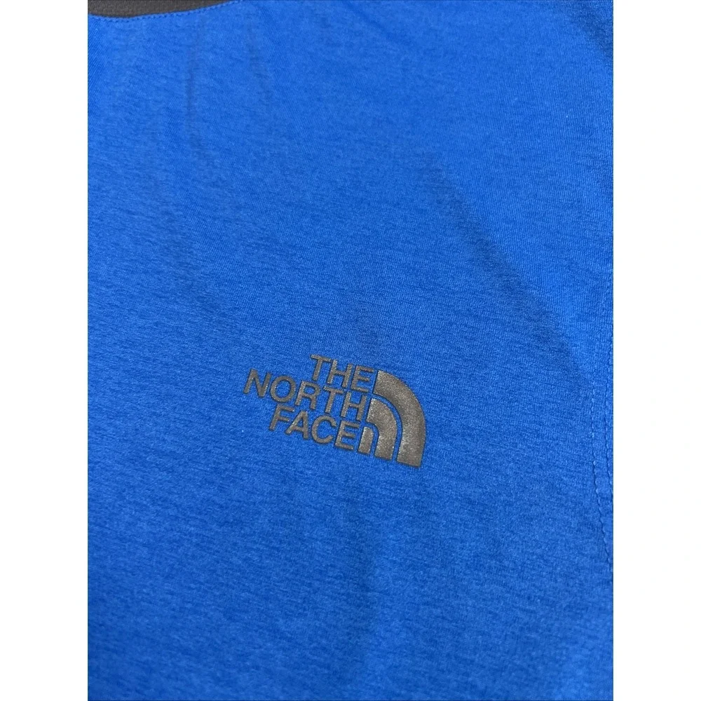 The North‎ Face Running Blue Tank Top Men's Size L Flash Dry Mountain Athletics